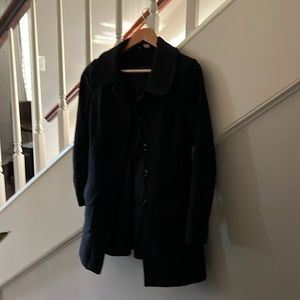 Classy black coat H&M size 4